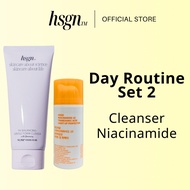[HSGN] Day Routine Set 2: Cleanser + Niacinamide, pH Balancing Gentle Foam Cleanser with Rosemary 15