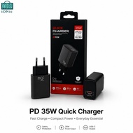 Myroots Adaptor Charger Voltix 35W Super Fast Charging Type-C Premium ~ IONIC