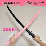 Percetakan 3D Kreatif Telescopic Samurai Knife Toy Gravity Knife Toys Automatic Straight Out Samurai