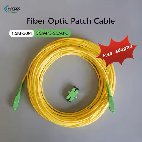 1/10pcs Fiber Optic Patch Cable 1.5/2/3M/5M/10M/15M/20M/30M/40M SC/APC-SC/APC 2.0/3.0mm Extension Wi