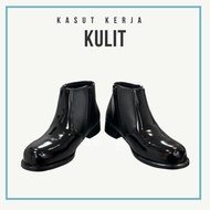 (Clearance) Kasut Kerja Lelaki Jenis Kulit | GD Boot Hi Shine Leather
