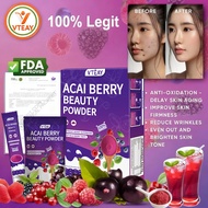 VTEAY Acai Berry Powder FDA Organic Beauty Juice Anti-Aging Detox Whitening Glow Skin Mixed Berry