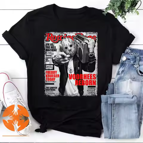 Rotting Bone Issue 002 Voorhees Reborn Halloween Vintage T-shirt, Jason Voorhees T-shirt, Fun Jason 