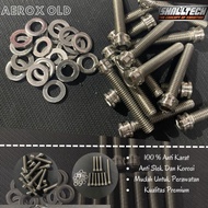 Cvt AEROX OLD Bolt, Stainless Steel, TITANIUM CUTOME PROBOLT MODEL