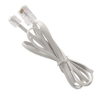 2 Pack Telephone RJ11 6P4C to RJ45 8P8C Connector Plug Cable for Landline Telephone