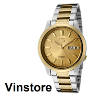 [Vinstore] Seiko 5 SNK792 Automatic Analog Gold Stainless Steel Gold Dial Men Watch SNK792K1 SNK792K