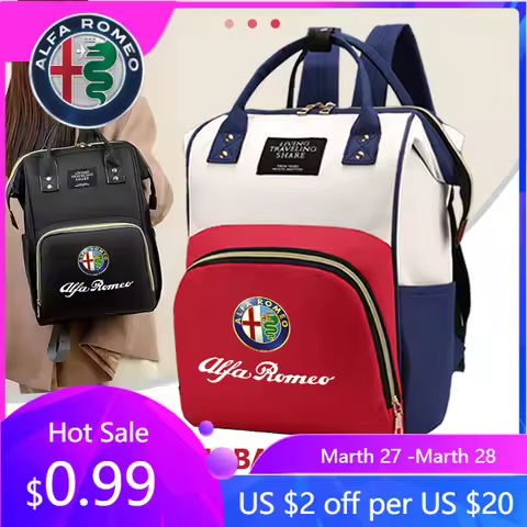 For Alfa Romeo Car Motorcycle Oxford cloth backpack waterproof leisure Outdoor Sports Backpack For A