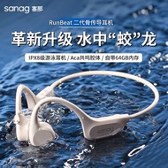 SANAG B60S 真無線骨傳導防水可游泳藍牙耳機 頸掛式運動耳機