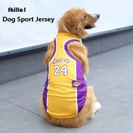 FKILLAONE Dog Sport Jersey, 4XL/5XL/6XL Breathable Dog Vest, Summer Large Medium Pet Clothes