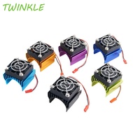 TWINKLE1 Heat Sink, Metal Material 3650 Motor Cooling Fan, Model Parts Cooler 3660 Motor 3670 Motor 