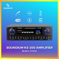 [Ready Stock] Soundium KS-200 Karaoke Amplifier 200W