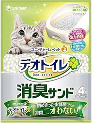 デオトイレ 1週間消臭・抗菌デオトイレ 取り替え専用 消臭サンド 4L×6個 (ケース販売)