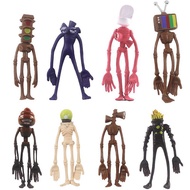 Siren Head Figure Pvc Figure Toy 8pcs / set
