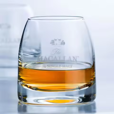 Macallan Exclusive Single Malt Whiskey Glass Crystal Wine Tumbler Vodka Cognac Brandy Snifter Gather