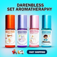 DARENBLESS Essential Oil 5.4ml Hungry me,Easy breath,Sleep well & tantrum,Focus &intelligence