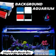 Aquarium Background Sticker, Plain Matte & Glossy Skotlet, 50cm x 50cm. 100cm x 50 cm