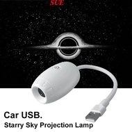 SUERJSG LED Starry Sky Lamp, Adjustable Focus Large Range Projection Galaxy Projector, USB Powered 5