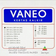 Vaneo A4 Inkjet Tracing Paper 90/ 95 gsm Tracing Paper retail