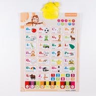 Interactive Electronic English Alphabet Wall Chart Talking ABC & Letters &123s & Music Poster Educat