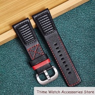 11/29✈Suitable for Seven Weeks Five-Needle Pattern First Layer Genuine Leather Strap 28MM High-Value