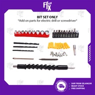 FunTechX Drill Bit Set Power Drill Bit Set Cordless Drill Bit Set Screwdriver Full Bit Set