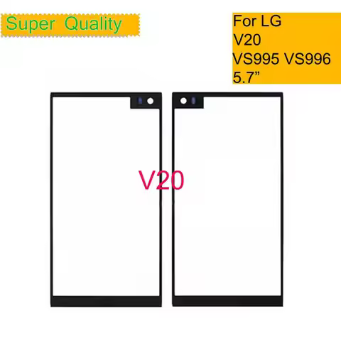 10Pcs/lot For LG V20 VS995 VS996 H910 H915 H990 F800 Touch Screen Front Glass Panel Front Outer Glas