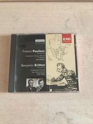 Cd composers in person Francis Poulenc , Benjamin Britten 1993德國版