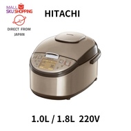 【Direct from Japan】HITACHI  IH pressure steam rice cooker  RZ-KG10Y-N 1.0L / RZ-KG18Y-N 1.8L 220V-23