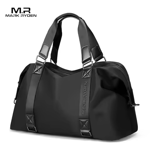 MARK RYDEN Large Capacity Duffle Bag 33L Waterproof Travel Gym Bag with Luggage Strap for Men Sports