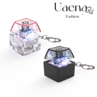 UAENAU Fidget Keychain, Finger Keyboard Cap Fingertip Clicks Finger Keyboard Caps, Mechanical Switch