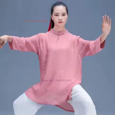 2025 chinese vintage kungfu tai chi clothing improved martial arts clothes taijiquan wushu uniform w