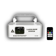 Remote Controller 500mw RGB Laser Beam Line Scanner Projector DJ Disco Stage Lighting Effect Party W