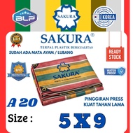 Sakura A20 Tarpaulin 5x9 Meters Thick Waterproof Multipurpose
