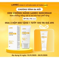 [Buy 2 get 1 free] Physical and Chemical Hybrid Sunscreen Lift Tone SPF50+ PA++++ Lamec Suncream