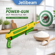 Kids Salt-Firing Fly Swatter Gun - Eco Non-Toxic Blaster with Safety Lock & Large Mag