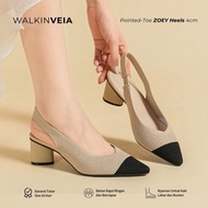 WALKINVEIA - Pointed-Toe ZOEY Heels 4cm Heels for Women