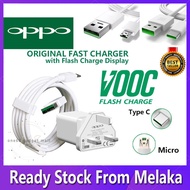 OPPO VOOC 5V/4A 100% Original Flash Charger & VOOC Micro USB Cable (VOOC Charger Set) Tpye C