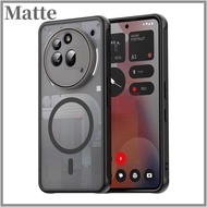Frosted Clear Magnetic Case for Nothing Phone (3a) Lite CMF Phone 2 Pro Phone (3) Phone (3a) Pro Pho