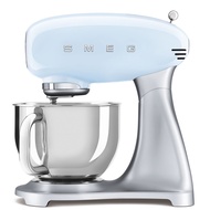 Smeg 800W 50's Retro Style Aesthetic Stand Mixer SMF02 (Pastel Blue)