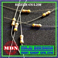 Resistor 47K 0.25W - R 47K 1/ 4 watts per 10pcs