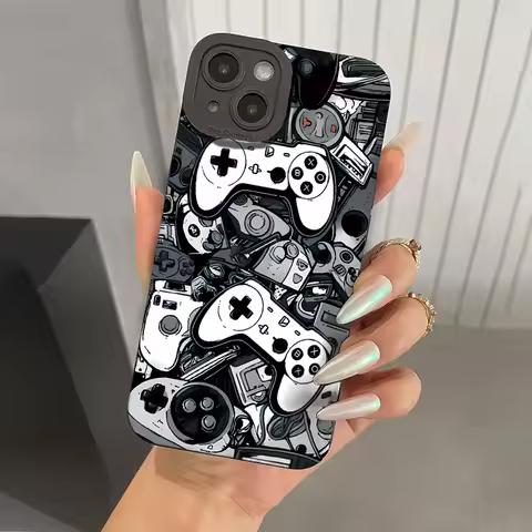 BlackGame Console Design Phone Case for Xiaomi 14T 13T 12T Poco X6 X5 X3 F5 F6 M6 Pro 4G Mi 14 13 12