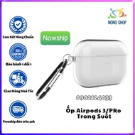 Transparent Airpod 3 / PRO Case With Anti-Scratch Hook, Airpod 3 / PRO Case (No SHOP)