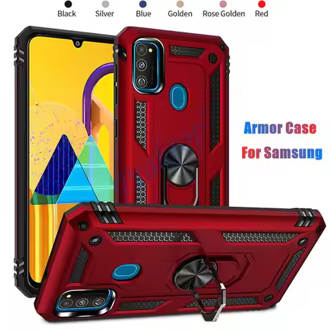 Anti Shock Case Coque For Samsung Galaxy M31S M51 M21 M31 ShockProof Magnet Case Cover For Samsung A