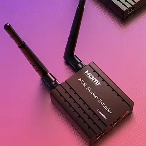 Wireless HDMI Extender Audio Video Transmitter and Receiver 200M Screen Mirror Display Adapter Fr Ca