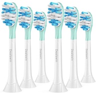 Dealswin Replacement Brushes for Philips Sonicare Electric Toothbrush Compatible Brushes: Adaptive Clean Premium Clean Brush Head Plaque Removal Regular Premium Plaque Defense HX9044 C3 C2