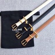 Celine Belt เข็มขัด Delicate 2309064 100cmx1.8cm brown