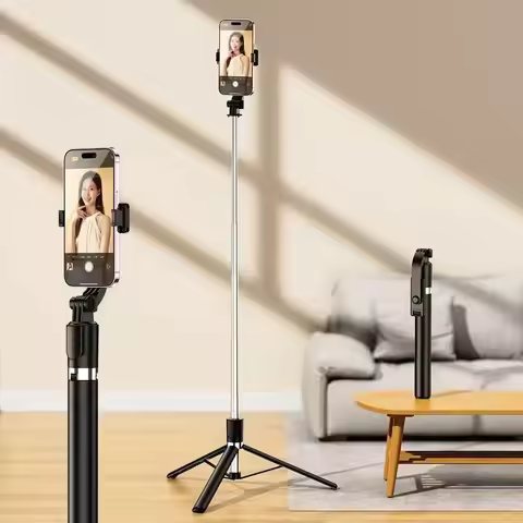 360° Rotating Telescopic Selfie Stick 70cm Portable Bluetooth Selfie Stick Handheld Extendable Selfi