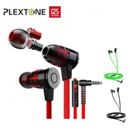 [Ready Stock] PLEXTONE G25 Super Bass Bullets Style Gaming Earphone With Mic Magnetic For Mobile & P
