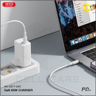 XO CE17 UK 65W Gallium Nitride Fast Charging Type-C Adapter Dual Port Charger PD65W / USB-A 18W
