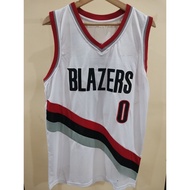 Embroidery Portland Trail Blazers #0 Damian Lillard Jersey Basketball Jersey